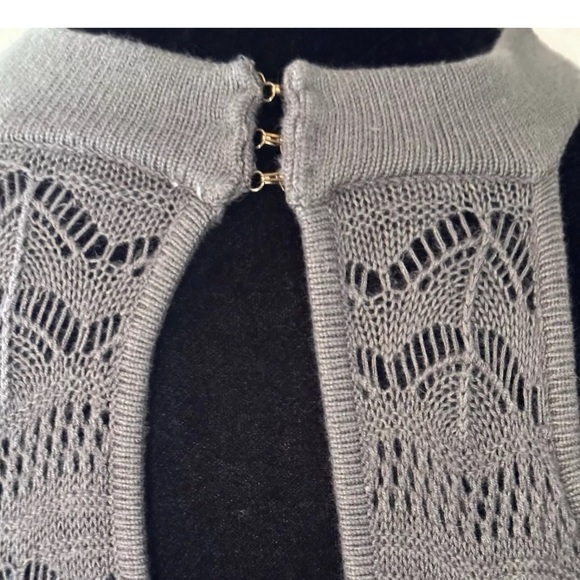 Bebe Crochet Maxi Dress XS Green Long Halter Mermaid Beads Elegant Resort Cruise - Picture 5 of 10